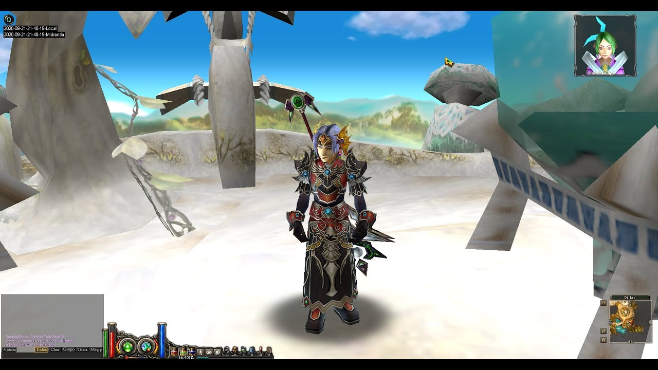 Tentando fazer algumas Runas Supremas / Up e Quests - Priston Tale Brasil