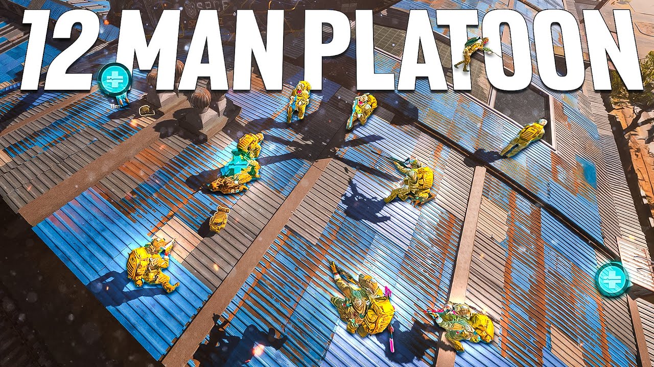 apparently 12 man premade platoons exist in dmz