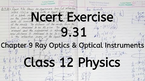 Exercise 9.31 | Ncert | Chapter 9 | Ray Optics and Optical Instruments | Class 12 Physics