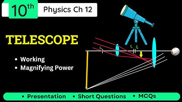 Telescope Class 10 Physics Chapter 12 | Working of Telescope (Urdu/Hindi)