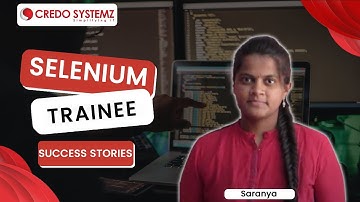 Selenium Training in chennai Credo Systemz | Selenium Course in chennai #selenium #credosystemz