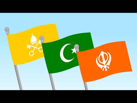 Flags of Different Religions