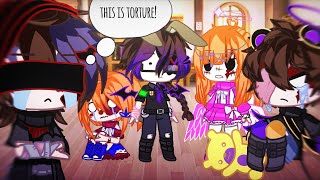 Afton family stuck in a room for 24 hours part 1/2 | FNaF | my au
