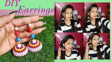 DIY- Rainbow JHUMKA EARRINGS For Upcoming Holi Festival | Palak Bhatnagar