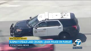 Woman who stole LA sheriff's SUV, led deputies on chase had no ID; booked into jail as 'Jane Doe'