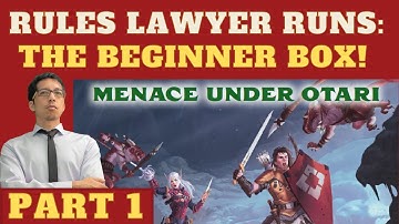RULES LAWYER RUNS the BEGINNER BOX for Pathfinder 2E! "Menace Under Otari" (Session 1)