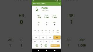 Sleek Stats Softball App: Player Stat-Keeper Preview screenshot 5