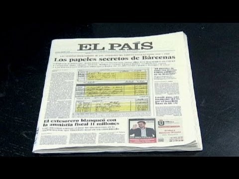 انگشت اتهام به سوی حزب حاکم اسپانیا فساد مالی در