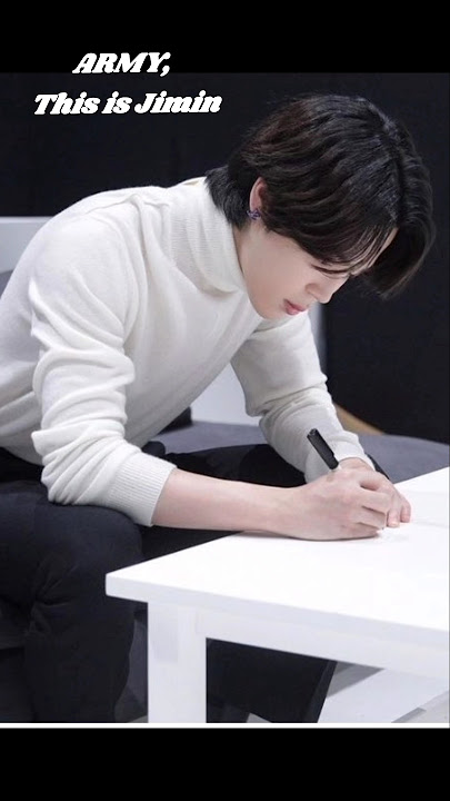 JIMIN''s Letter 💌 is like boyfriend writing letter to his girlfriend 😭💕#jimin #bts #btsjimin #shorts