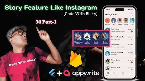34. Creating Stories in Flutter with Appwrite | Chat App Development Tutorial