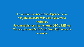 Descargar QUARTUS 13 0 sp1