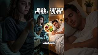 6 Foods That Help You Sleep Better 😴 | Natural Foods for Deep Sleep #shorts #sleepingpattern #sleep