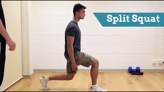 How to do the perfect SPLIT SQUAT: technique and common mistakes