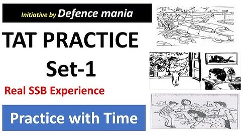 Tat Practice set - 1 | Thematic apperception test | SSB/AFSB/NSB | Practice with time