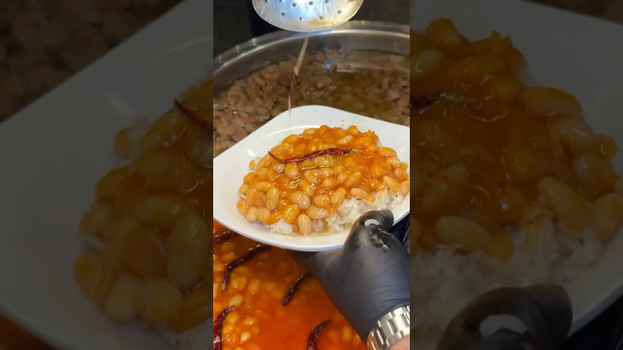 Pilav üzeri kuru fasulye ???? #pilav #kurufasulye #yemek #kavurma #pirinçpilavı #pilavtarifi #keşfet