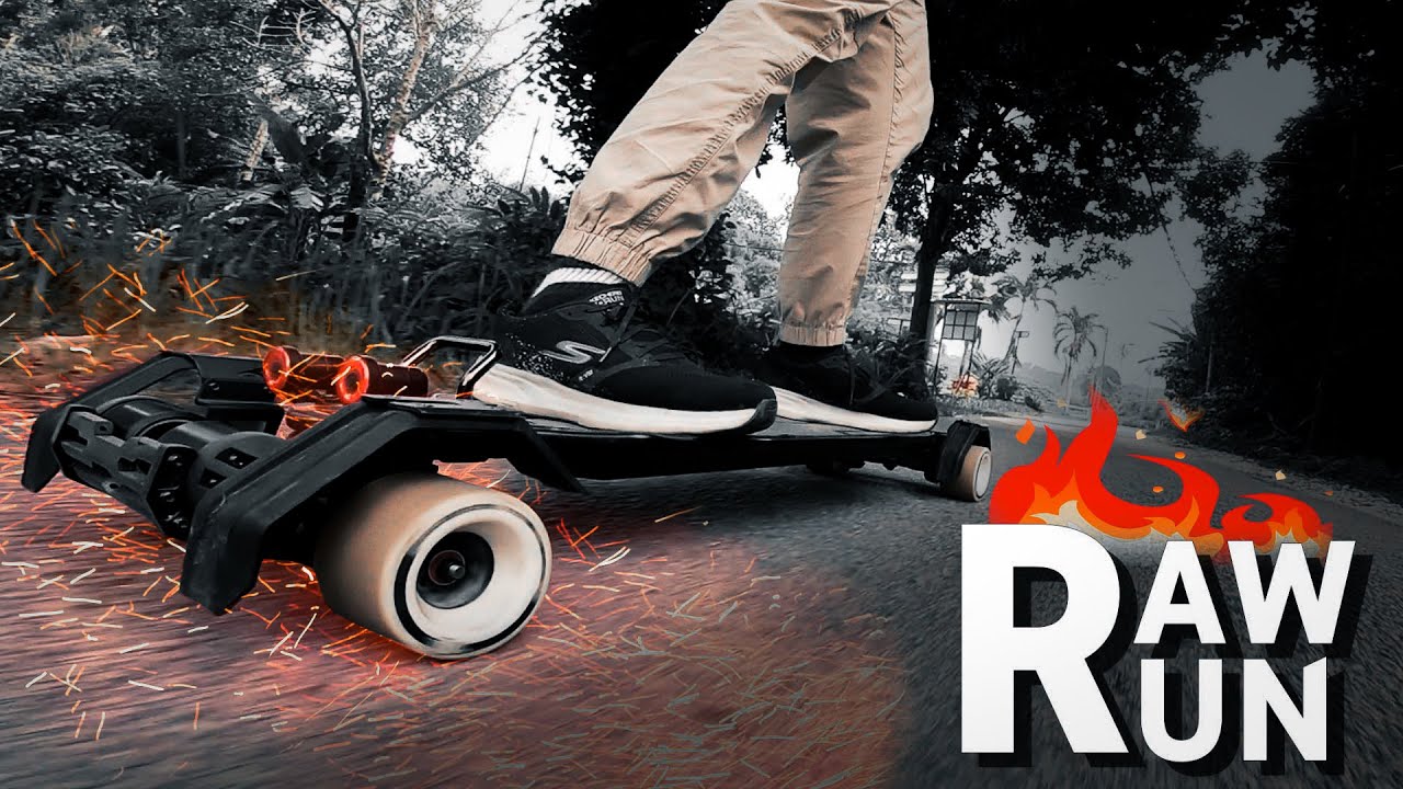 Exway Atlas - High Speed Raw Run with 100 MM Street Wheels | BOA Constrictor
