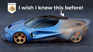 Master Car Design in Blender: Discover the GameChanging Tool!  Bevel Weight