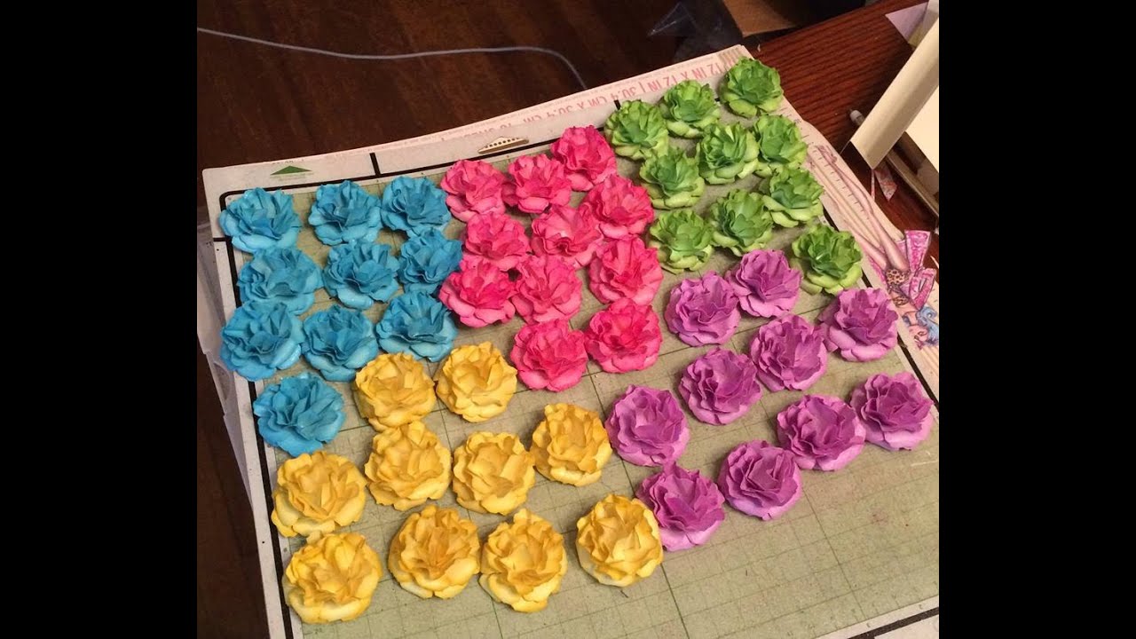 Wild Paper Rose tutorial/ Tattered Florals/Tim Holtz DIY Curly Rose