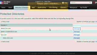 How to password protect a directory in Plesk