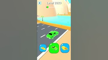 Shape Shifting 2 GAMEPLAY Level No - 2829 Walkthrough - New Update Car Racing #ShapeShifting #shorts
