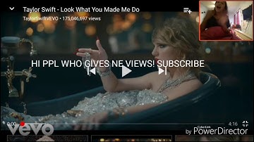 Taylor swift-look what you made me do {REACTION}