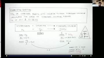How to calculate the mass of reacting substances? GCSE Chem Exam Q3   AQA Edexcel OCR