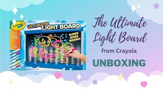 Unboxing The Ultimate Super Sized Light Board from Crayola | How Does It Work?