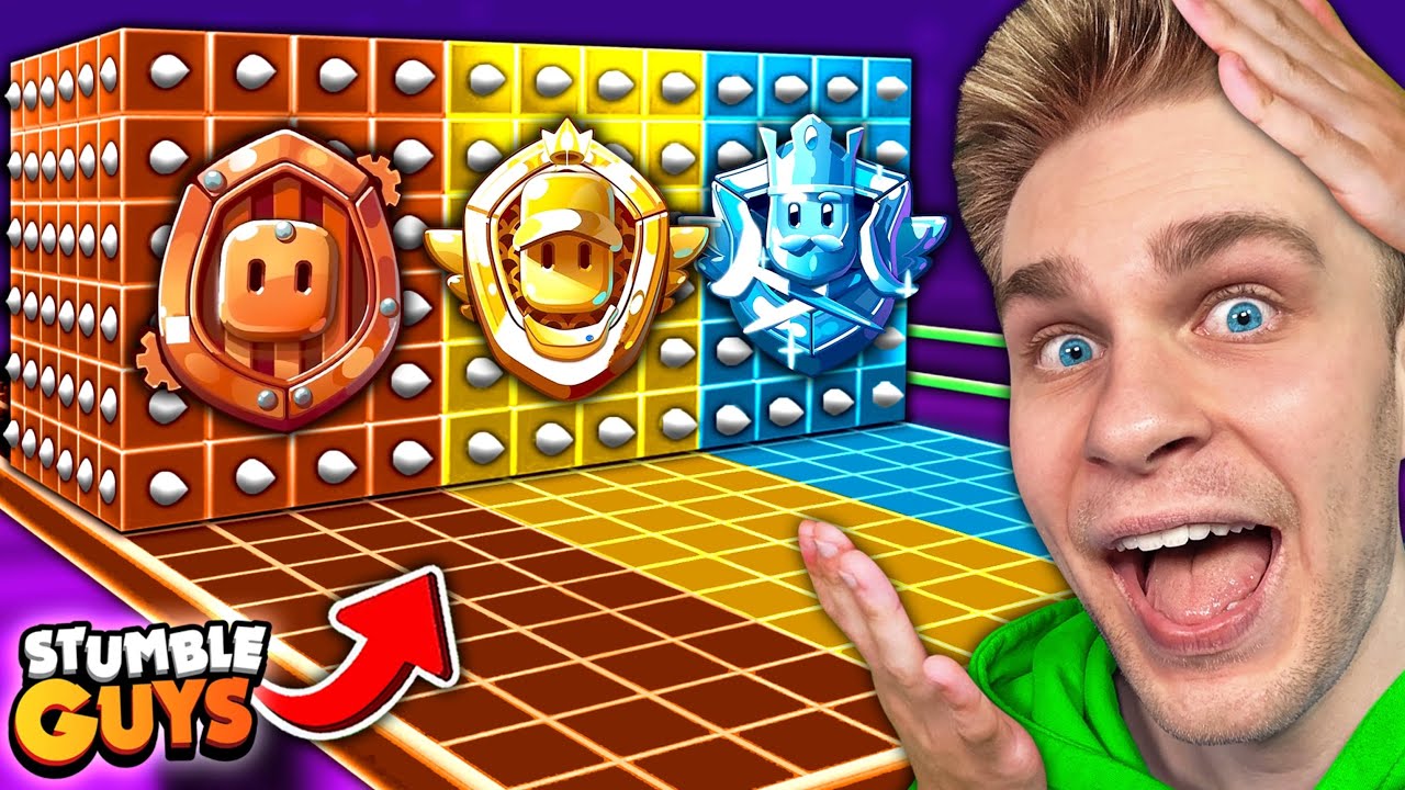 Ile RANG da się WBIĆ w (TYLKO 1 GODZINĘ) ⏰ na TRYBIE RANKINGOWYM 🤷‍♂️ w Stumble Guys? 😱