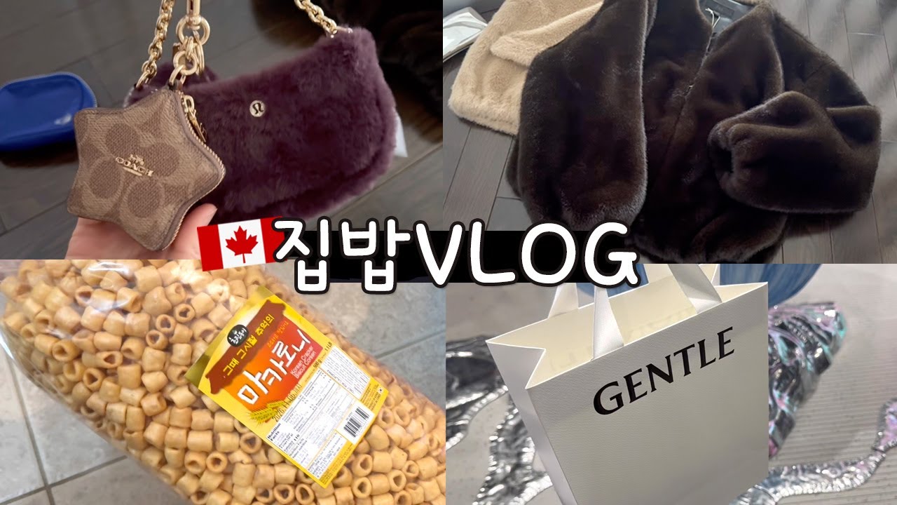 물욕터진 소소한 쇼핑, 자라득템/ 젠틀몬스터/ 룰루레몬/ 코치/ 과자쇼핑 | 🇨🇦Vlog 캐나다주부