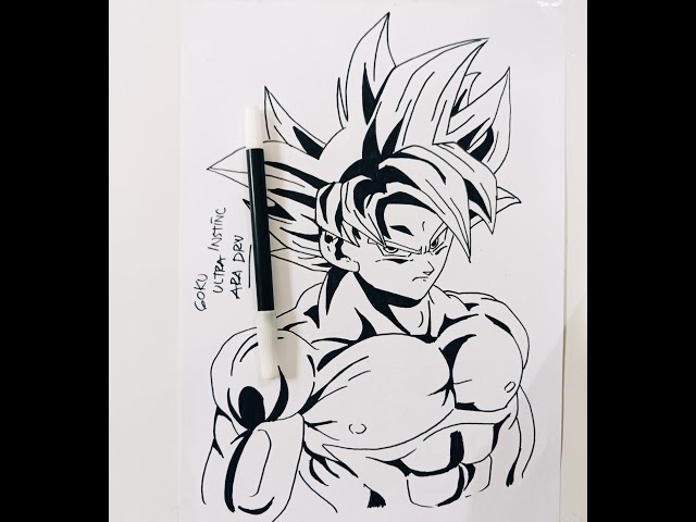 Speed Drawing Goku Black Ultra InstinctHow to draw - Vidéo Dailymotion