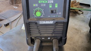 How to convert the titanium stick 225 into a industrial migwelder