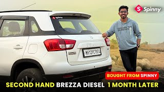 Second Hand Brezza Diesel 1 Month Review 🚗 | Sasti Mein Best SUV? Mileage, Problems & Truth 😮