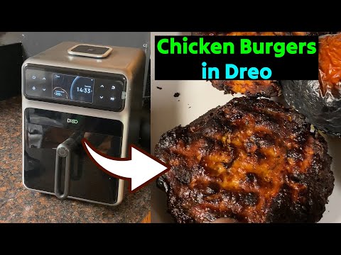 Dreo ChefMaker Combi Fryer Used for Chicken Burgers -- Cooking Gizmos