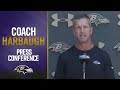 John Harbaugh Media Availability | Baltimore Ravens