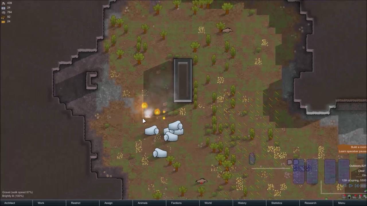 Rimworld (S1:E2): Digging a Hole - YouTube