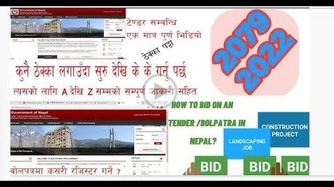 Day-1,PPMO | Bolpatra Tutorials 2079 •Annual Procurement Plans •Bid Documents  #The Civil Engineer