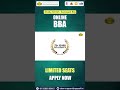 📊 Admissions Open 2026 | Online BBA at SPPU