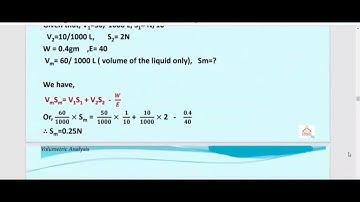 Volumetric Analysis NUMERICALS Chemistry Class12 Important Formula NEB Past Questions with SOLUTIONS