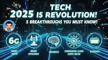 Top 5 Emerging Tech Trends of 2025! 6G, Quantum, AI Agents & More! Tech Revolution Explained 🌐