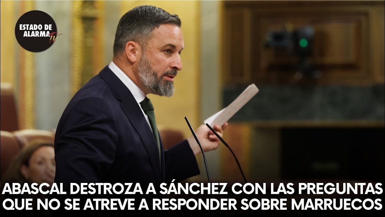 Las brutales PREGUNTAS de ABASCAL que no se atreve responder SÁNCHEZ ...