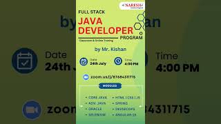 Full Stack JAVA Developer | Naresh IT screenshot 5