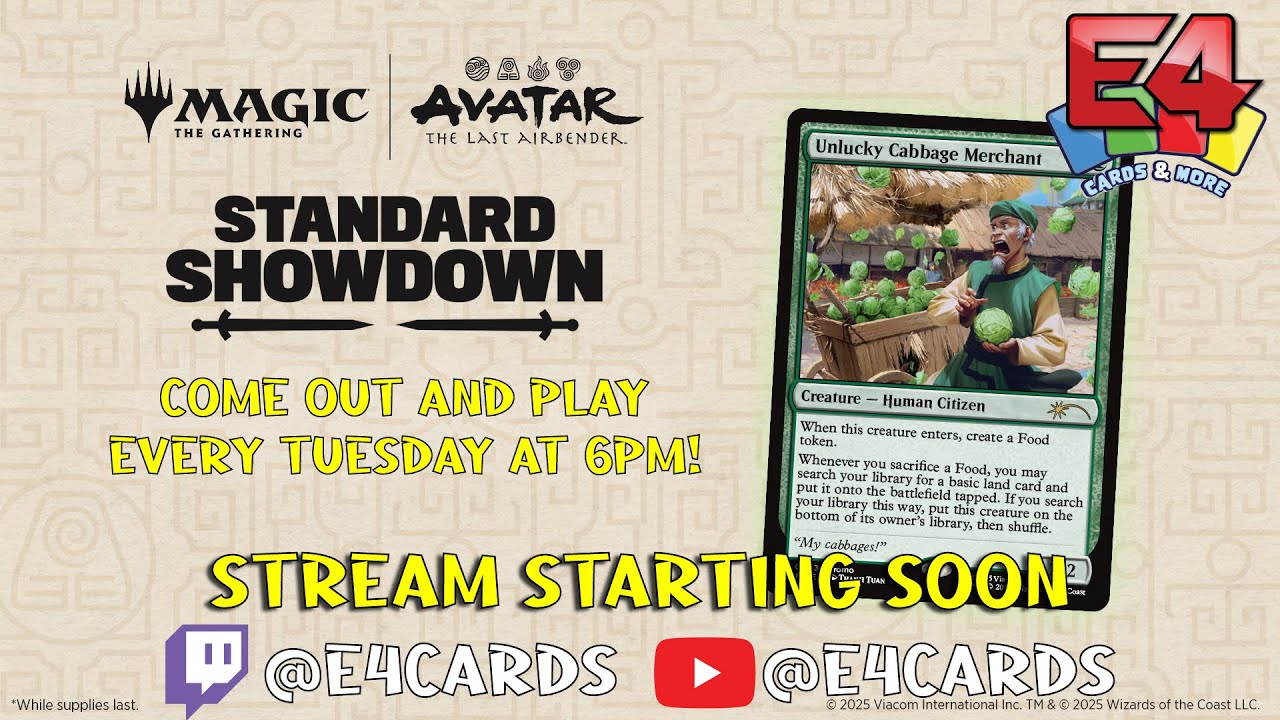 TUESDAY STANDARD SHOWDOWN! | Live from E4 Cards