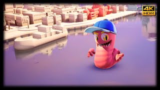 Worms Rumble - Deathmatch - PS5 Gameplay [4K 60FPS HDR]