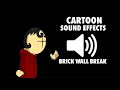 Cartoon Brick Wall Break SFX