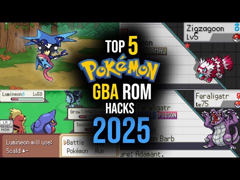 Top 5 Pokemon GBA Rom 2025 | Complete New GBA Game