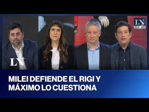 Milei dio un discurso donde defendió su plan económico y el RIGI: Máximo Kirchner salió al cruce