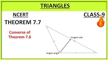 Triangles Theorem 7.7 Proof || Chapter 7|| Ncert Class9th maths  #triangles #class9thmathsncert