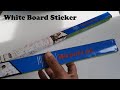 Whiteboard sticker paper installation | whiteboard sticker paper