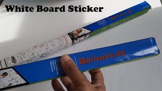 Whiteboard sticker paper installation | whiteboard sticker paper