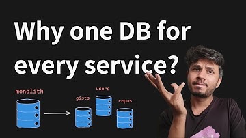 Database per servicepatroon in microservices